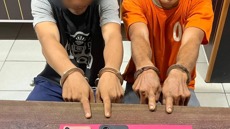 Polsek Bukit Batu Amankan Dua Pria Terkait Sabu