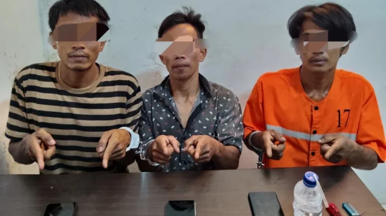 Laporan Warga Berbuah Penangkapan Tiga Pengguna Sabu
