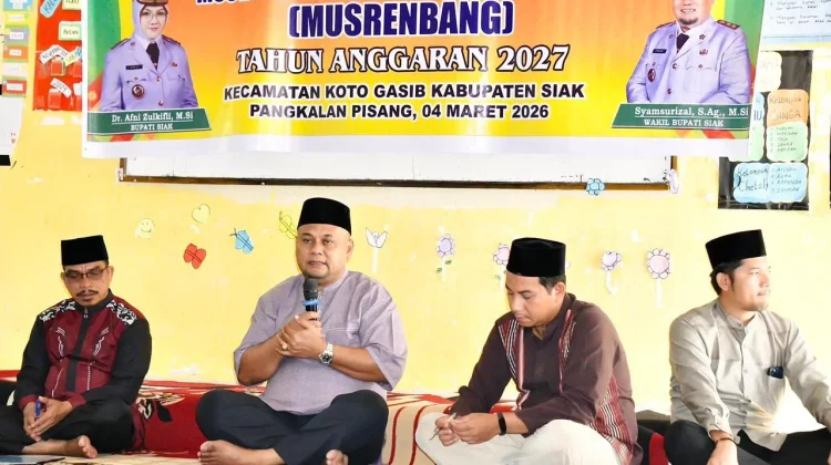 Musrenbang Kecamatan Siak Bahas Pembangunan 2027 dan Anggaran