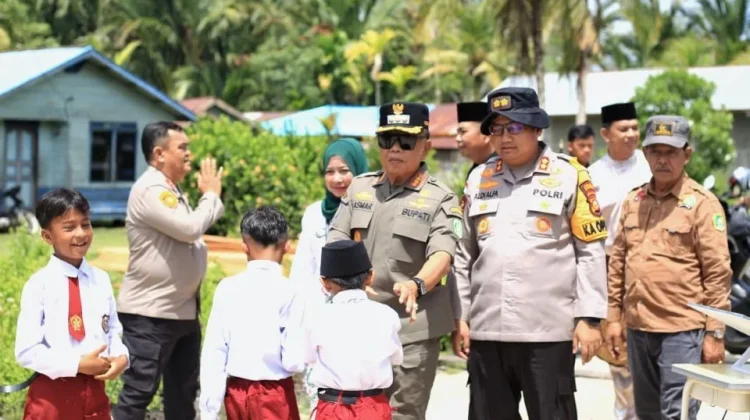 Kapolres Paparkan Pembangunan Jembatan Presisi di Meranti