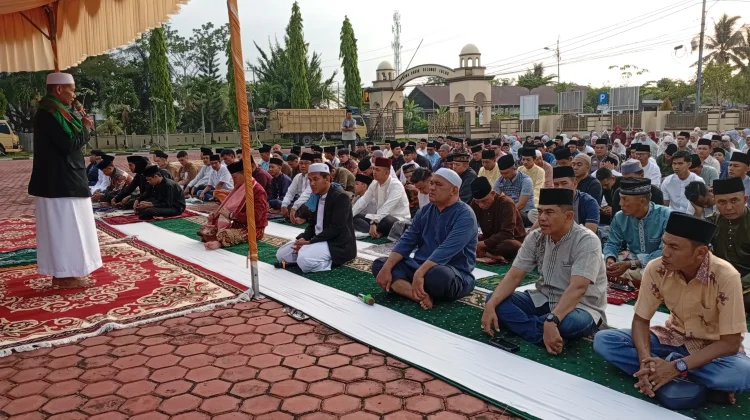 Salat Id di Mako Polres Bengkalis Berlangsung Khidmat