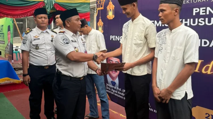 Lapas Bengkalis Beri Remisi, Tiga Narapidana Bebas di Hari Raya Idulfitri