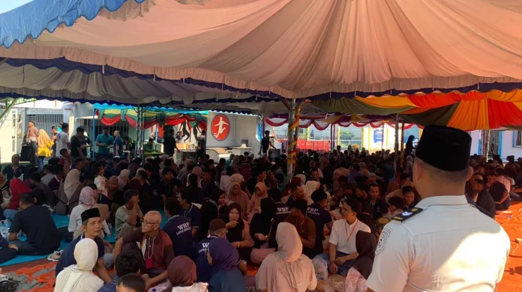 Kunjungan Lebaran Lapas Bengkalis Membludak