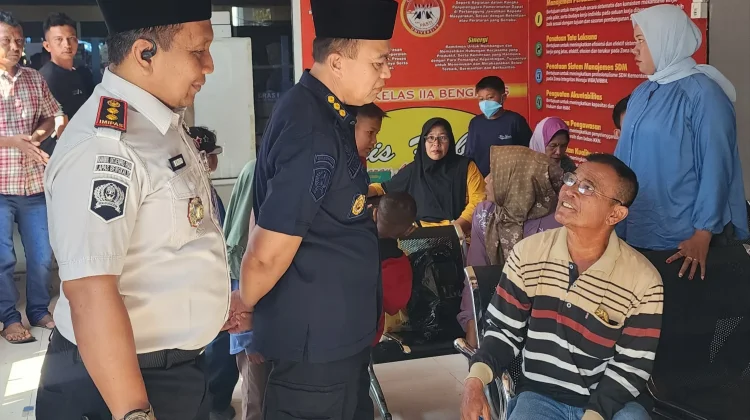 Layanan Kunjungan Lebaran Lapas Bengkalis Berakhir Tertib