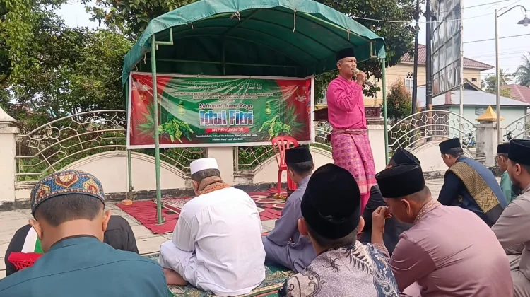 Jemaah Jamiatul Wasliyah Laksanakan Salat Idulfitri dan Baraan