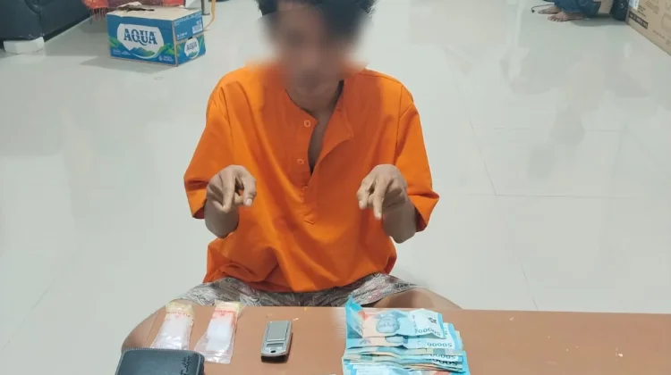 Polsek Mandau Amankan Paket Sabu dari Satu Tersangka