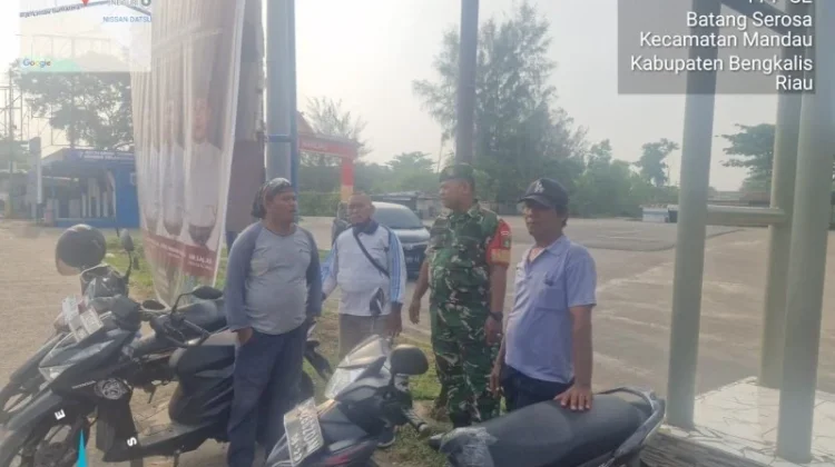 Babinsa Mandau Terus Sosialisasikan Nilai Pancasila