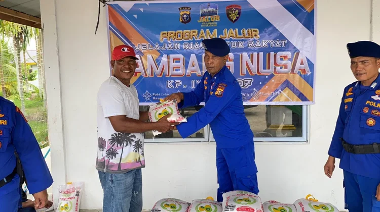 Ditpolairud Riau Aksi JALUR di Sinaboi