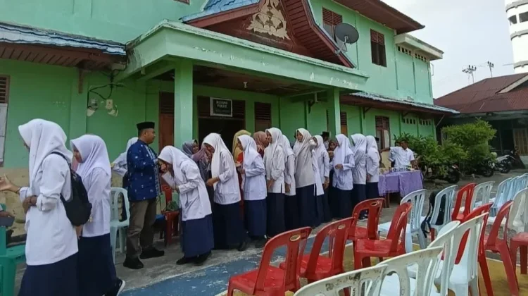 Suasana Hangat Hari Pertama Sekolah di MTs YPPI Bengkalis