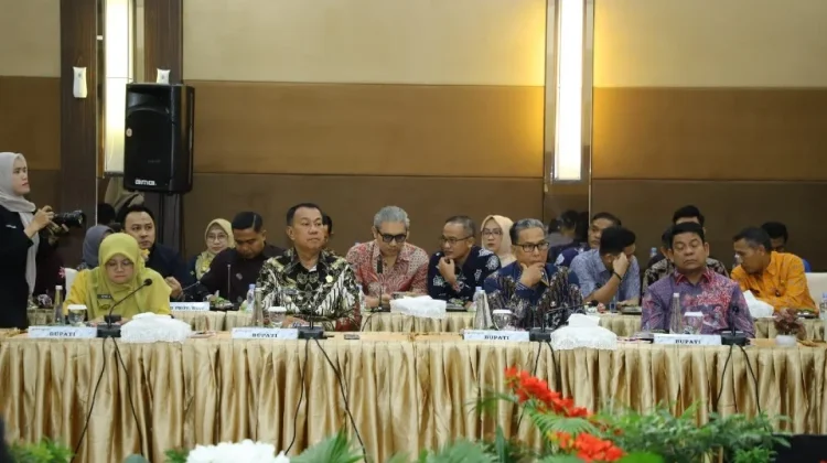 Wabup Meranti Hadiri Kunker Komisi II Bahas BUMD