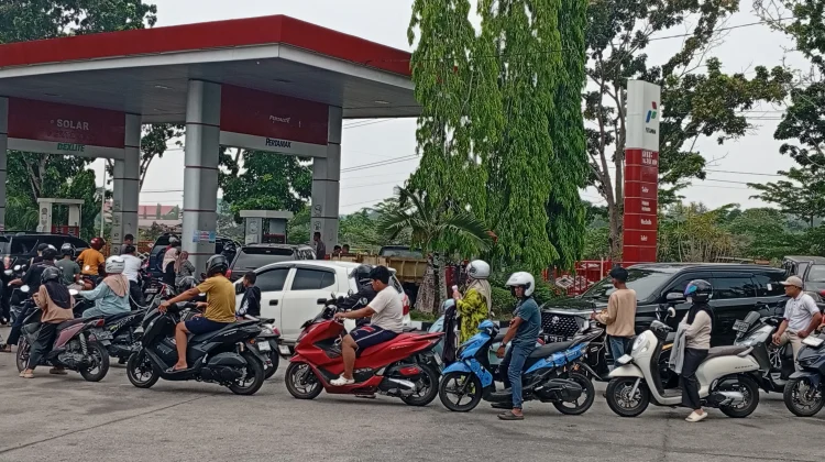 Pasokan Pertalite Bengkalis Kembali Normal
