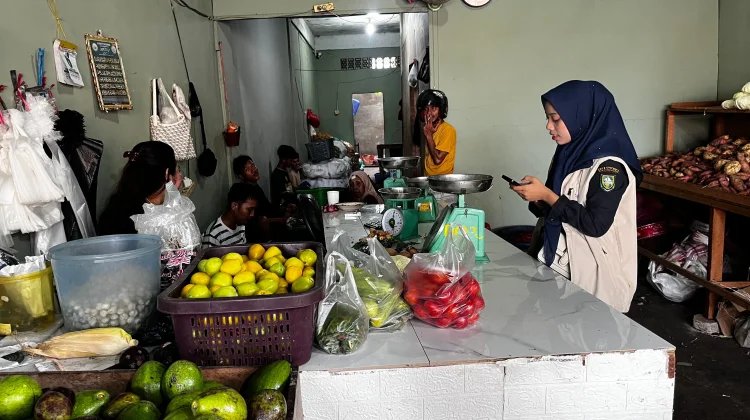 Harga Pangan di Pasar Terubuk Bengkalis Beragam