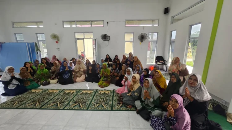 Halal Bihalal Muslimat NU Desa Tameran Perkuat Silaturahmi Antar Anggota