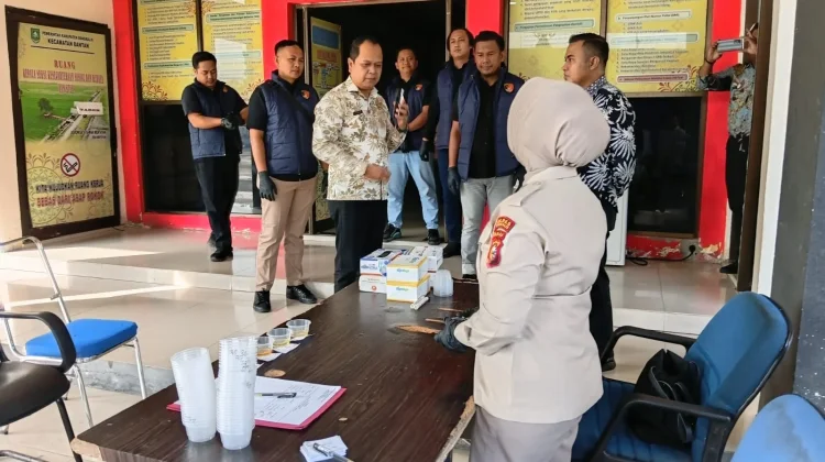 Dua Personel Satpol PP Kantor Camat Bantan Positif Narkoba