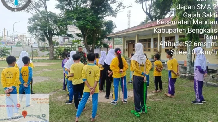 Pelajar Sekolah Dapatkan Komsos Nilai Pancasila dari Babinsa