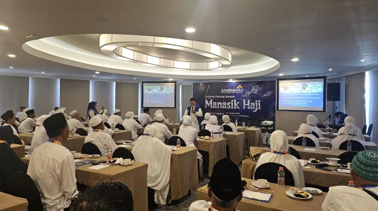 Calon Jamaah Haji Khusus Arminareka Ikuti Manasik di Pekanbaru