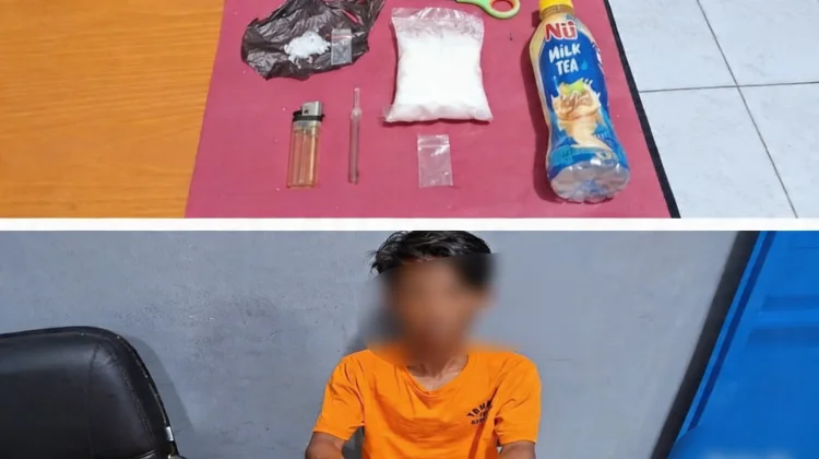 Pengrebekan Dini Hari Polisi Amankan Tersangka Narkotika Rupat