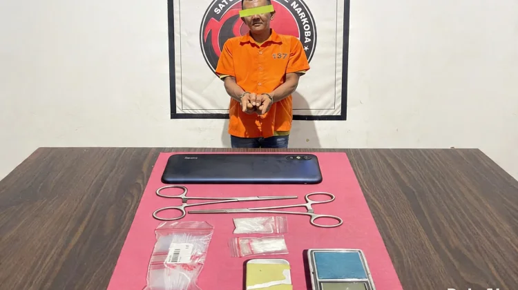 Pengedar Sabu Senggoro Ditangkap Polisi
