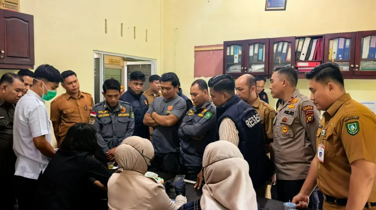 Sidak Kantor Desa dan Camat Bengkalis, Dua Positif Amfetamin