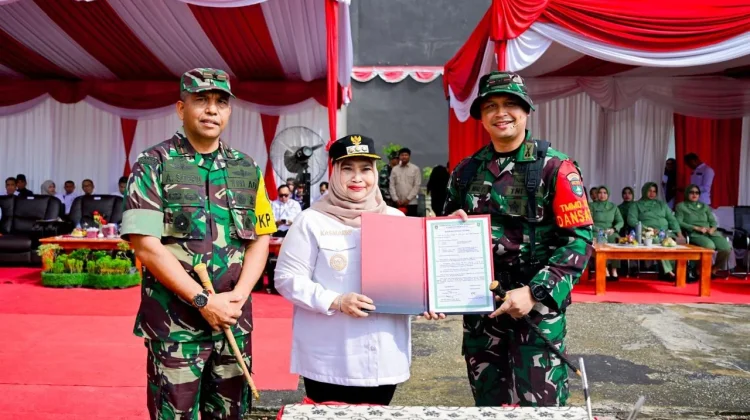 Bupati Kasmarni Buka TMMD Ke-128 di Pinggir Bengkalis