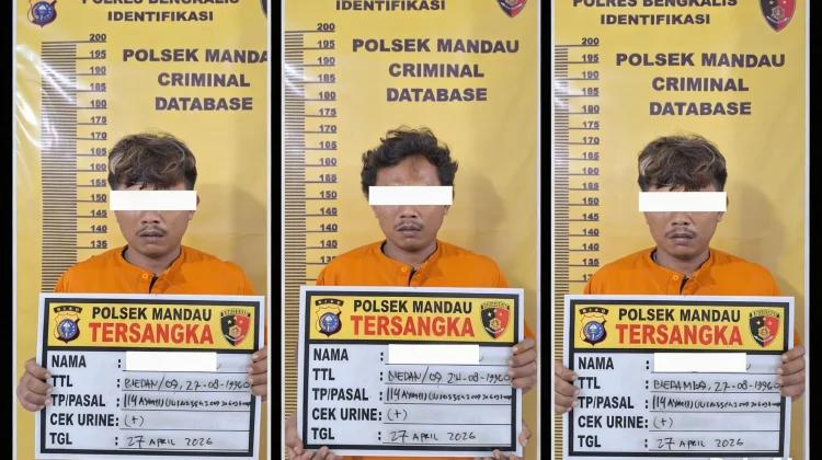 Tiga Pria Ditangkap, Sabu Disita Polisi