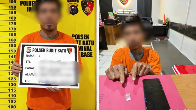 Dua Tersangka Sabu Diamankan di Siak Kecil