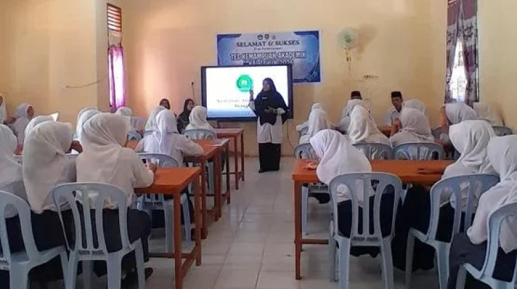 MA Al-Huda Bengkalis Jemput Bola Sosialisasi PPDB ke SMPN 9