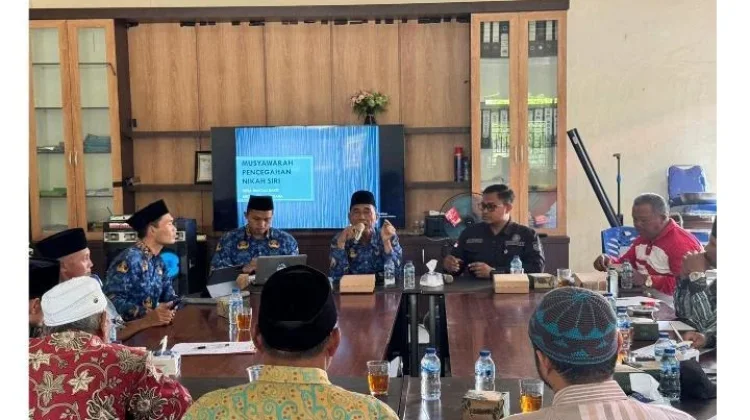 KUA Tambusai Utara Gelar Penyuluhan Bahaya Nikah Sirri di Desa Rantau Sakti