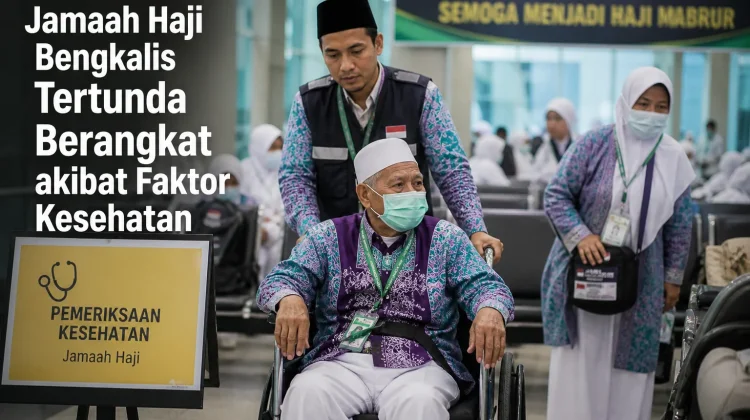 Jamaah Calon Haji Bengkalis Tertunda Berangkat akibat Faktor Kesehatan