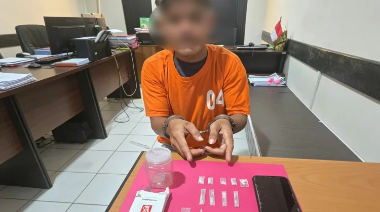 Polsek Bukit Batu Ringkus Pengedar Sabu di Sungai Selari