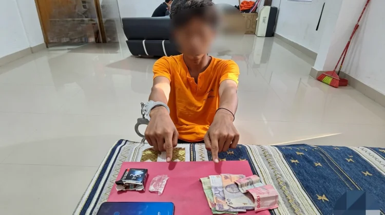 Transaksi Sabu Digerebek di Bathin Solapan, Pemuda 21 Tahun Diciduk