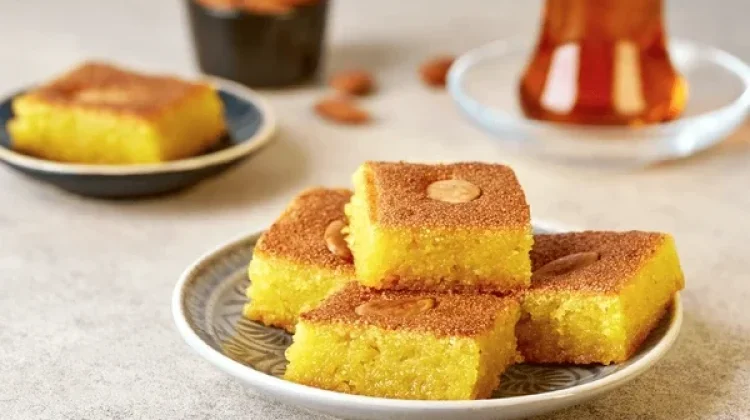 Basbousa Lembut dan Harum, Resep Kue Timur tengah Mudah