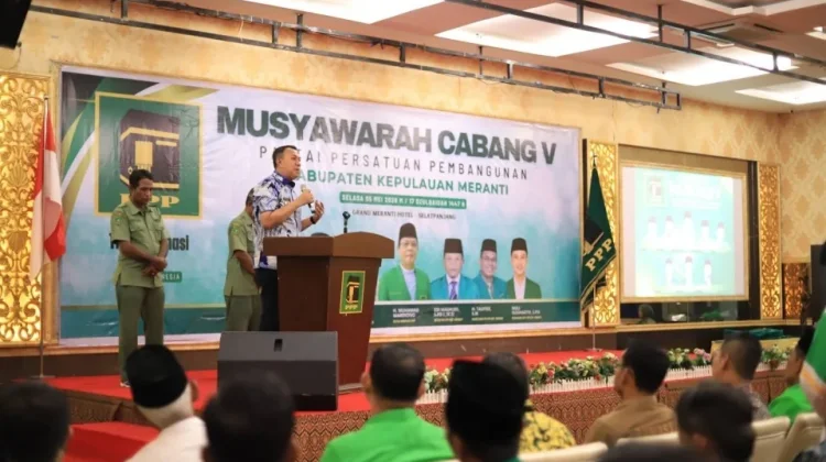 Wabup Muzamil Hadiri Muscab Kelima Partai PPP Meranti