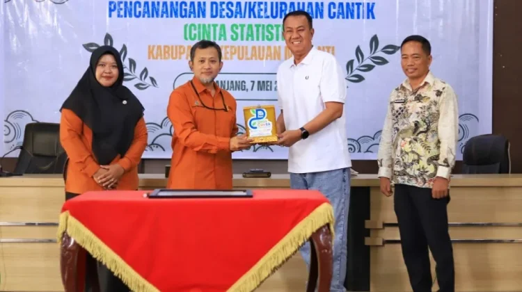 Pencanangan dan Pembinaan Program Desa Cinta Statistik Meranti