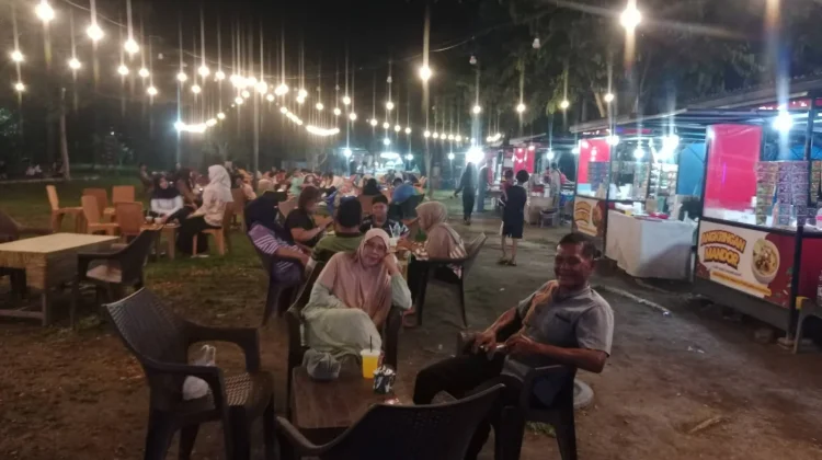 PHR Sulap Alun-Alun Tanjung Sawit Jadi Sentra UMKM Modern