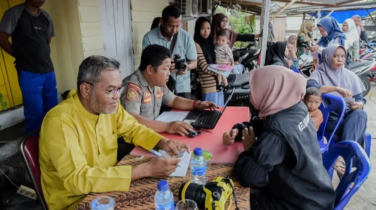 Tim Posyandu Bengkalis Monitoring Pelayanan Enam SPM Dasar