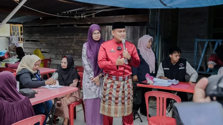 Dinsos Bengkalis Pantau Pelaksanaan Program Sosial Posyandu
