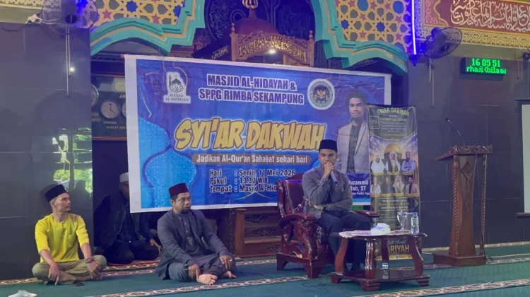 Ustad Muzammil Hasballah Hadiri Syiar Dakwah di Masjid Al Hidayah