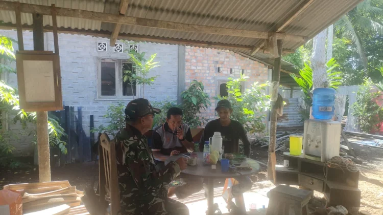 Babinsa Tebing Tinggi Ajak Warga Banglas Aktif Gotong Royong