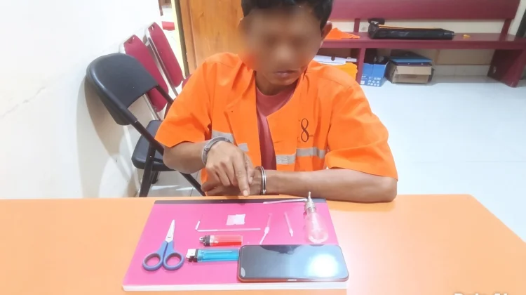Digerebek di Rumah Kosong, Pengguna Sabu Ditangkap