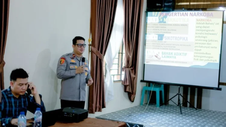 Polsek Mandau Gencarkan Sosialisasi Bahaya Narkoba Kepada Masyarakat