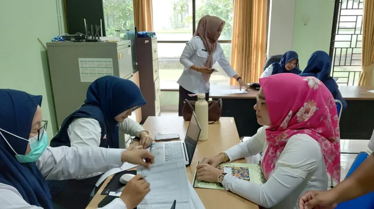 Dinas Koperasi dan UKM Bengkalis Lakukan Cek Kesehatan Gratis