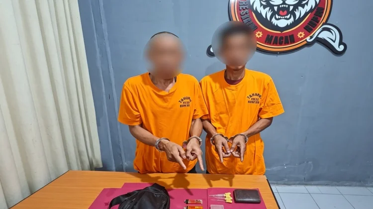 Digerebek di Kebun Karet, Dua Pengedar Sabu Diciduk Polisi