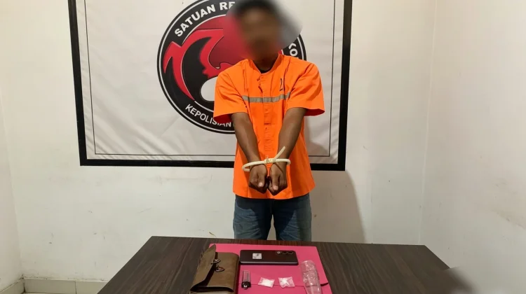Pengedar Sabu Dicokok di Teluk Papal, Barang Bukti di Temukan