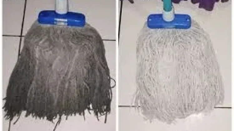 Cara Membersihkan Kain Pel agar Putih Kembali
