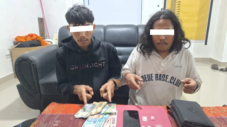 Digerebek Dini Hari, Dua Pemuda Diciduk dengan Sabu di Mandau