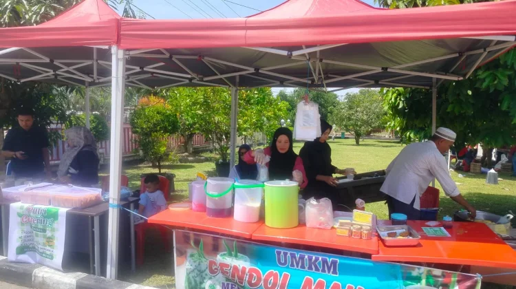 Produk UMKM Bengkalis Laris Manis di Gerakan Pangan Murah