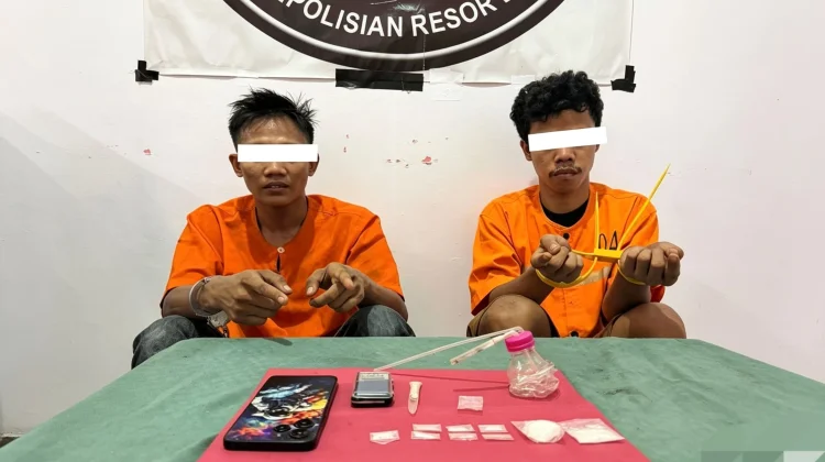 Dua Pengedar Sabu 10,70 Gram Dibekuk di Duri Barat