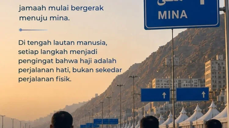Sebanyak 1.405 Jemaah Haji Khusus Arminareka Bergerak menuju Mina