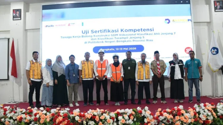 Tingkatkan Daya Saing Lulusan, Polbeng Gelar Sertifikasi Kompetensi Konstruksi